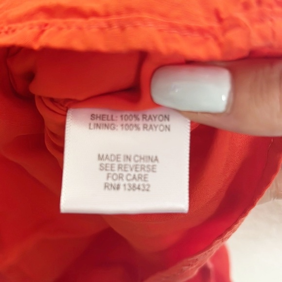 ModCloth Salmon Pull On Decorative Button Mini Skirt - Picture 9 of 11